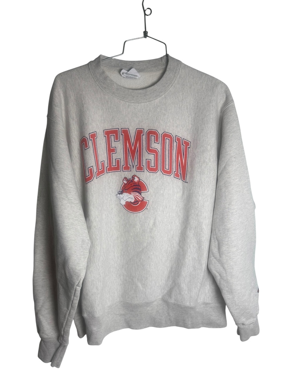 Champion Reverse Weave Clemson Tigers crewneck sweatshirt Vintage M